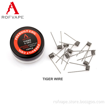 Rofvape Wholesale Risistance Wire Prebuilt coils Hot selling gemini rta